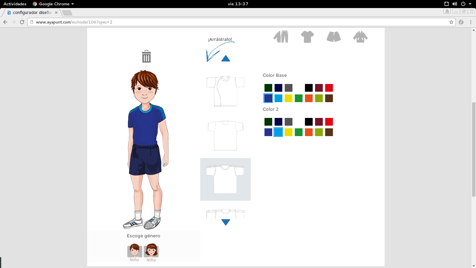 Configurador Web de Ayapunt.com