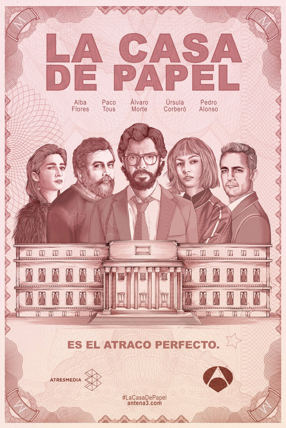 Cartel La casa de papel