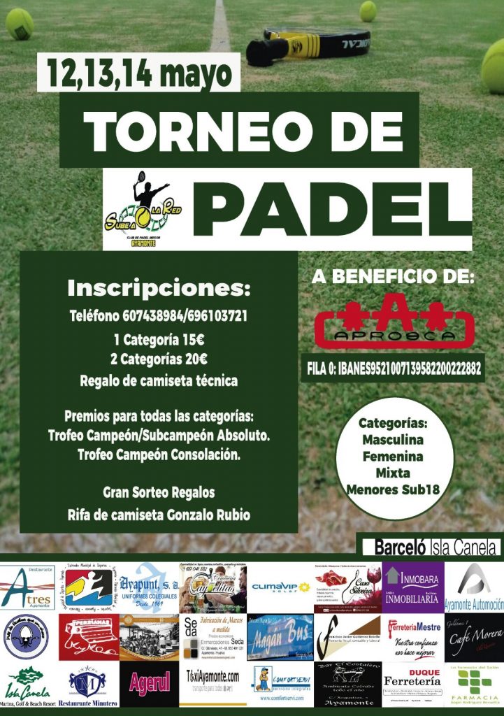 Torneo de Padel solidario Aprosca
