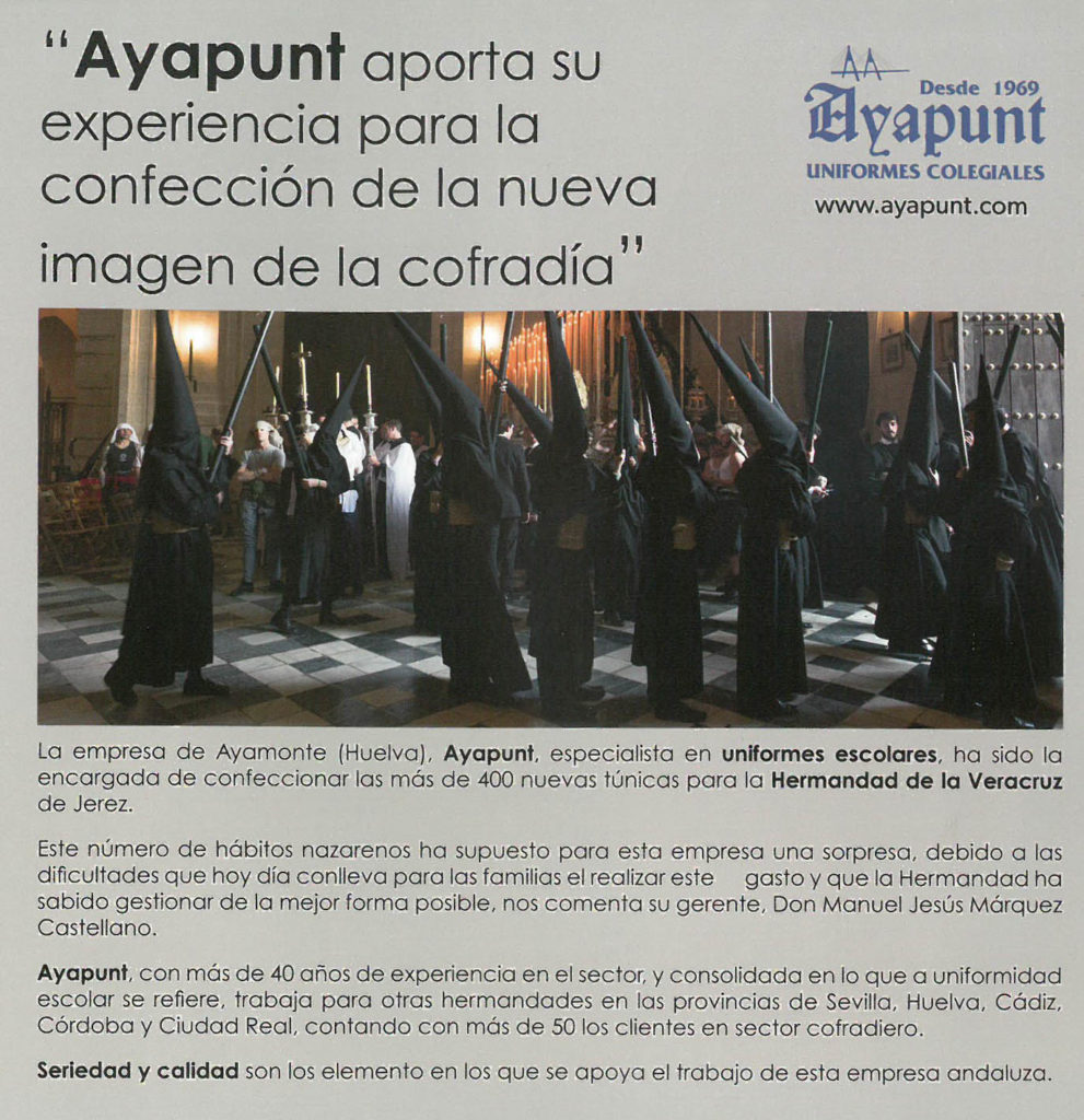 Anuario de la Hermandad de la Veracruz de Jerez